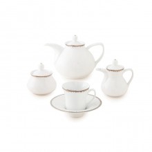 Zarin Iran Shahrzad Royal Platinum 18pcs Tea Set