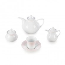 Zarin Iran Shahrzad Meridien Pink 18pcs Tea Set