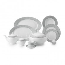 Zarin Iran Italia F Isabel Platinum 102pcs Dinnerware Set