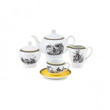 Zarin Iran Italia F Village 17pcs Tea Set