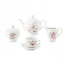 Zarin Iran Italia F Pamchal Flower 17pcs Tea Set