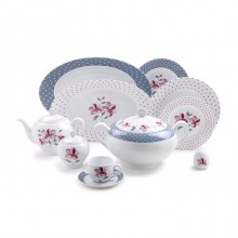 Zarin Iran Italia F Valencia Purple 102pcs Dinnerware Set