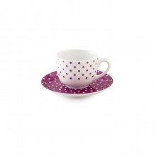 Zarin Iran Italia F Spotty Violet 12pcs Tea Set