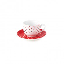 Zarin Iran Italia F Spotty Red 12pcs Tea Set
