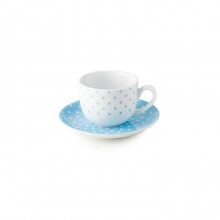 Zarin Iran Italia F Spotty Blue 12pcs Tea Set