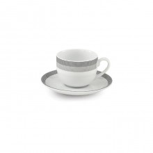Zarin Iran Italia F Silverliner 12pcs Tea Set