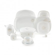 Zarin Iran Quattro Golden Lotus 98pcs Dinnerware Set