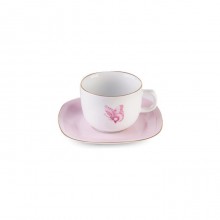 Zarin Iran Quattro Rose Flower 12pcs Tea Set