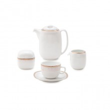 Zarin Iran Quattro Riva Gold 17pcs Tea Set