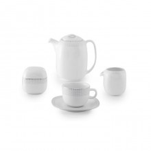Zarin Iran Quattro Louren Platinum 17pcs Tea Set