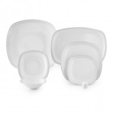 Zarin Iran Quattro Louren Platinum 27pcs Dinnerware Set