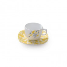 Zarin Iran Quattro Selena Yellow 12pcs Tea Set