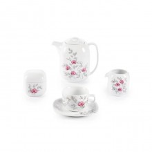 Zarin Iran Quattro Pamchal Flower 17pcs Tea Set