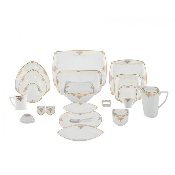 Pardis Chini Paris Brilliant 105pcs Dinnerware Set