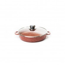 Kavir Cookware Classic Saucepan With Glass Lid-24cm