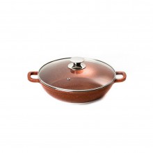 Kavir Cookware Classic Saucepan With Glass Lid-28cm