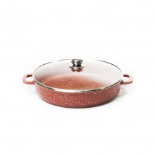 Kavir Cookware Classic Saucepan With Glass Lid-32cm