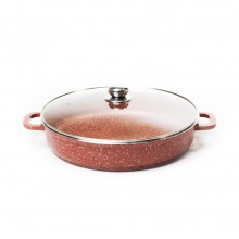 Kavir Cookware Classic Saucepan With Glass Lid-36cm