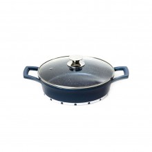 Kavir Cookware Gloria Saucepan With Glass Lid-28cm