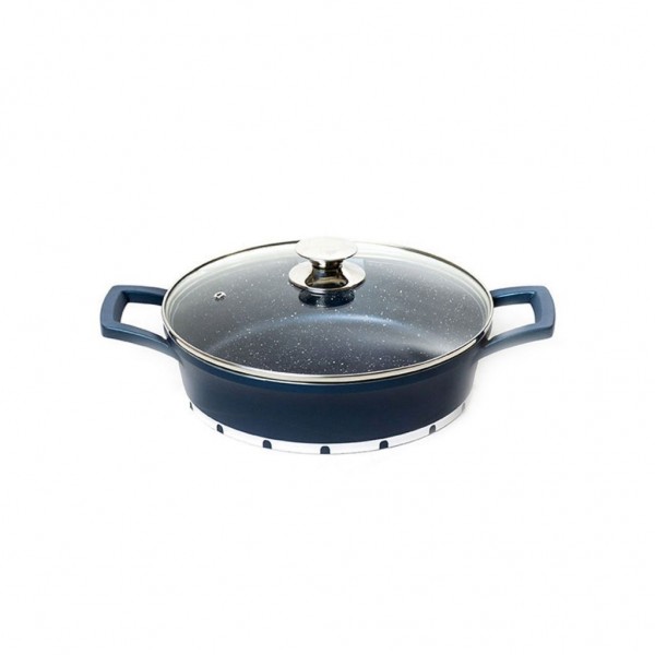 Kavir Cookware Gloria Saucepan With Glass Lid-28cm