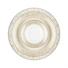 Zarin Iran Shahrzad Geometrical Platinium 35pcs Dinnerware Set