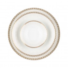 Zarin Iran Shahrzad Romina Gold 35pcs Dinnerware Set
