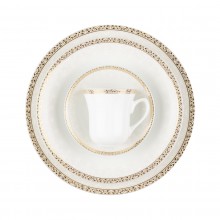 Zarin Iran Shahrzad Romina Gold 108pcs Dinnerware Set