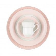 Zarin Iran Shahrzad Zhanti Pink 108pcs Dinnerware Set