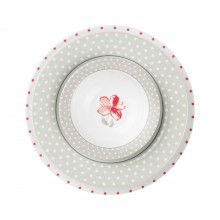 Zarin Iran Italia F Valencia Red 28pcs Dinnerware Set