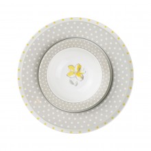 Zarin Iran Italia F Valencia Yellow 28pcs Dinnerware Set