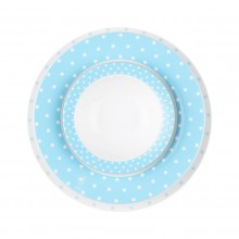 Zarin Iran Italia F Spotty Blue 28pcs Dinnerware Set