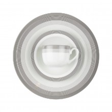 Zarin Iran Italia F Silverliner 102pcs Dinnerware Set