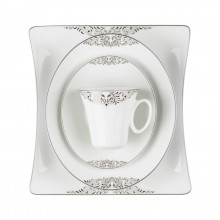 Zarin Iran Vinci Mehregan Platinum 97pcs Dinnerware Set