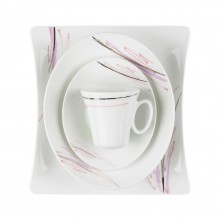 Zarin Iran Vinci Alba Platinum 97pcs Dinnerware Set