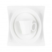 Zarin Iran Vinci White 97pcs Dinnerware Set