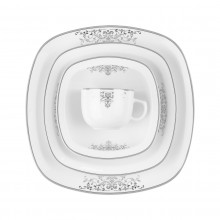 Zarin Iran Quattro Monte Carlo Platinum 98pcs Dinnerware Set