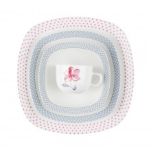 Zarin Iran Quattro Valencia Purple 98pcs Dinnerware Set
