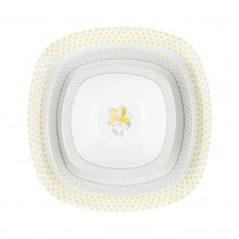 Zarin Iran Quattro Valencia Yellow 27pcs Dinnerware Set