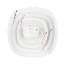 Zarin Iran Quattro Alba Platinum 98pcs Dinnerware Set