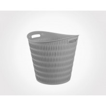 Limon Bamboo Design Round Laundry Basket