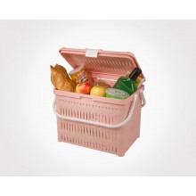 Limon Bamboo Design Picnic Basket-S