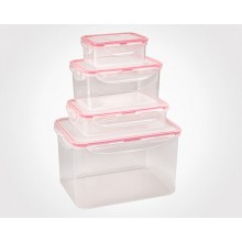 Limon Rectangular 8pcs Food Storage Container Set