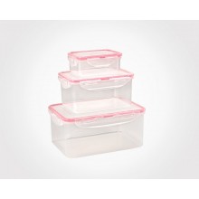 Limon Rectangular 6pcs Food Storage Container Set
