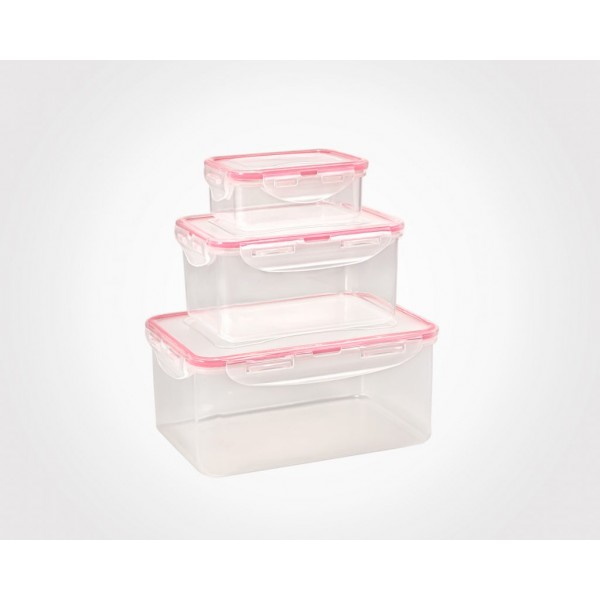 Limon Rectangular 6pcs Food Storage Container Set